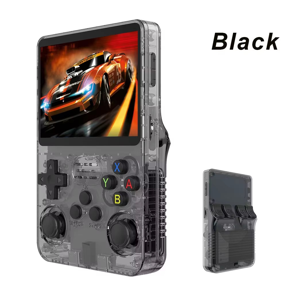 Original R36S Retro Handheld Game Console 3.5'' IPS Open Source Linux ARK OS Portable Pocket Game Player 64G 128G256GB 60K Game
