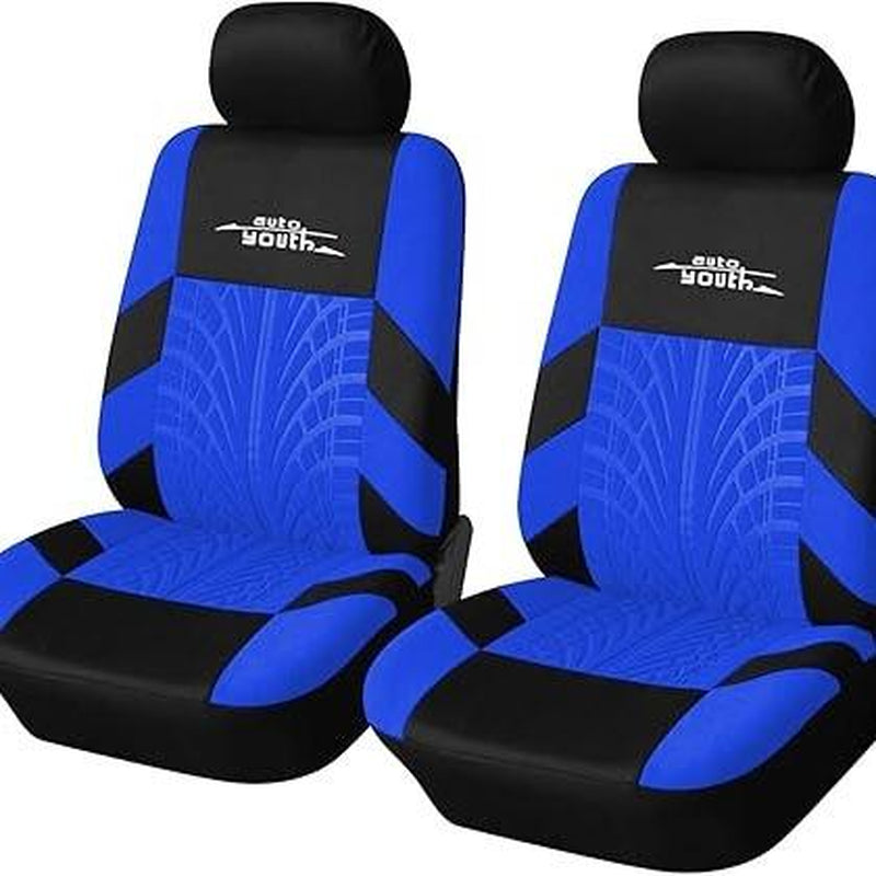 2/5-Seater Car Seat Covers 1 Set Universal for Car Front & Rear Seats, Stylish Breathable Fabric Car Seat Protectors, Airbag Compatible, Fits Most Vehicles, Automotive Decoration, Car Interior Accessories